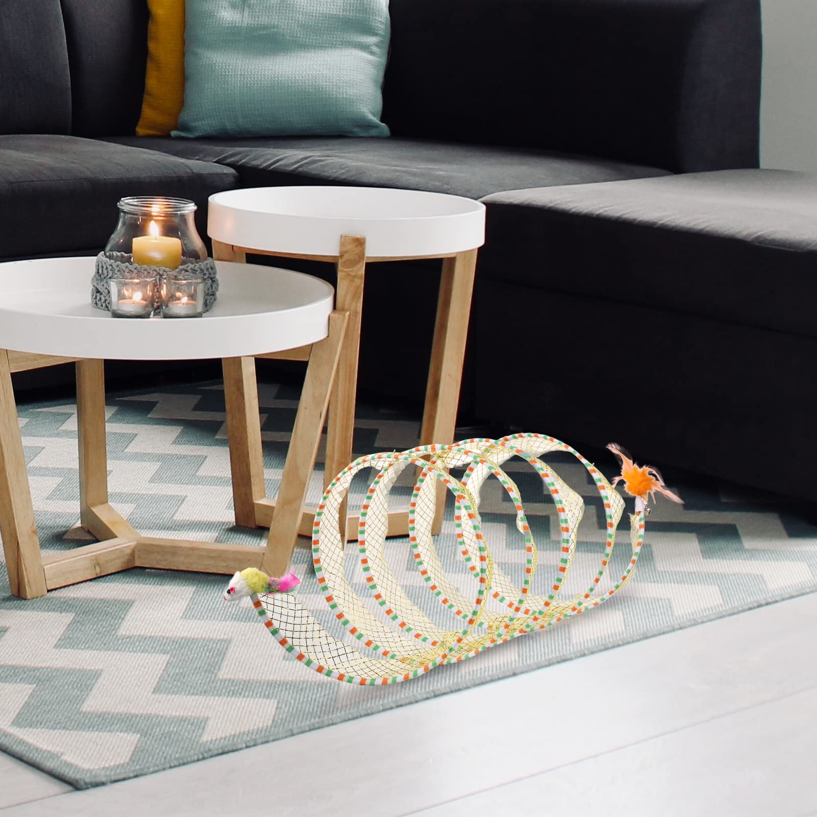 TOYMIS cat tunnel suitable for indoor and outdoor adventures.