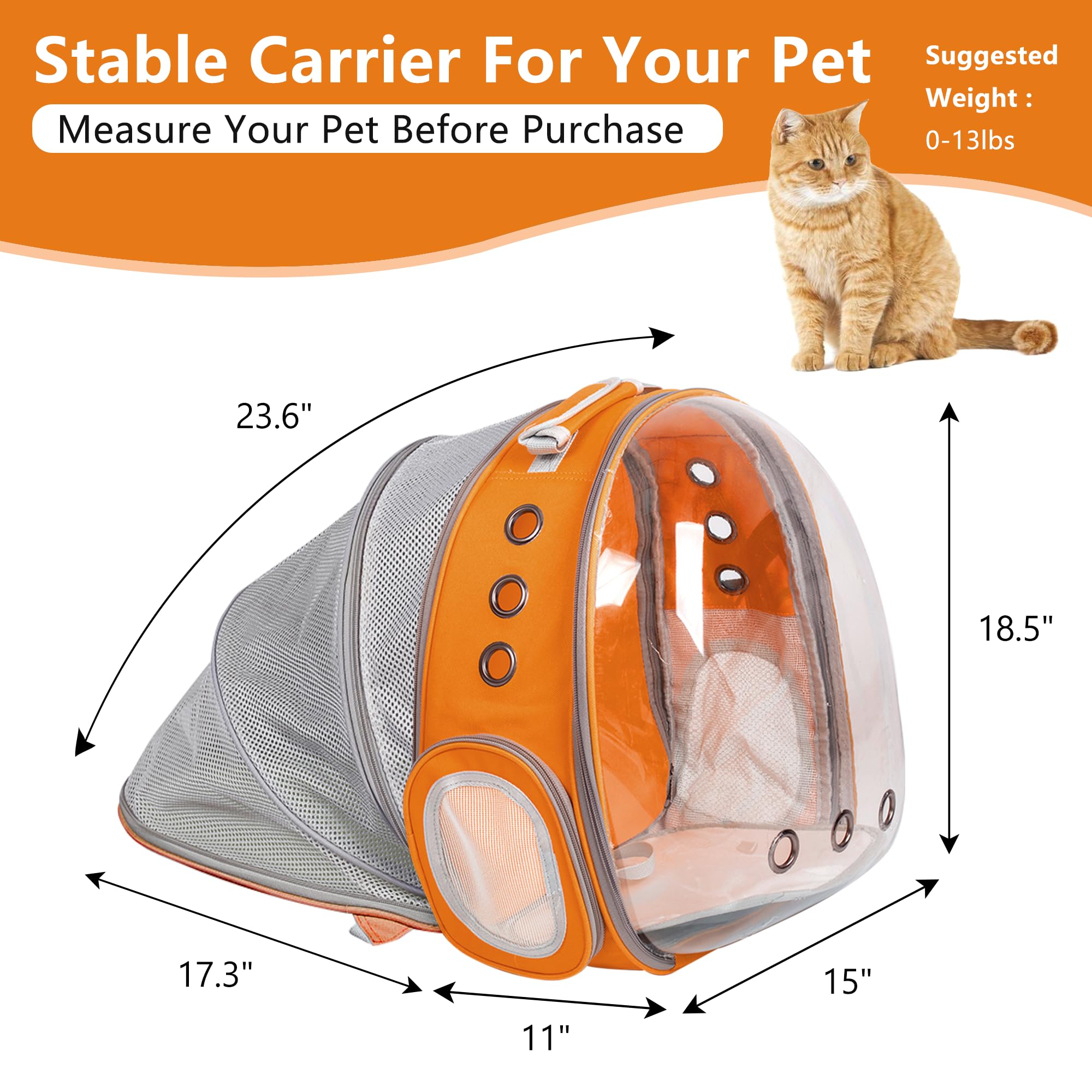 TOYSINTHEBOX bubble window view enabling safe observation on trips