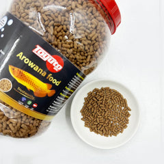 Toyuto floating sticks being fed in an aquarium for easy feeding