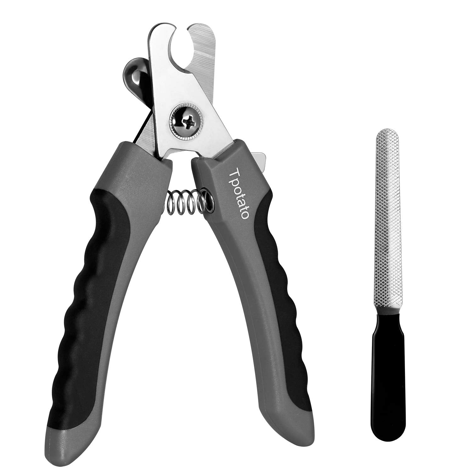 Tpotato dog nail clippers blade detail highlights medical stainless steel for clean cuts