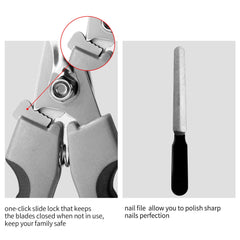 Tpotato dog nail clippers ergonomic non-slip grip reduces hand fatigue for comfortable grooming