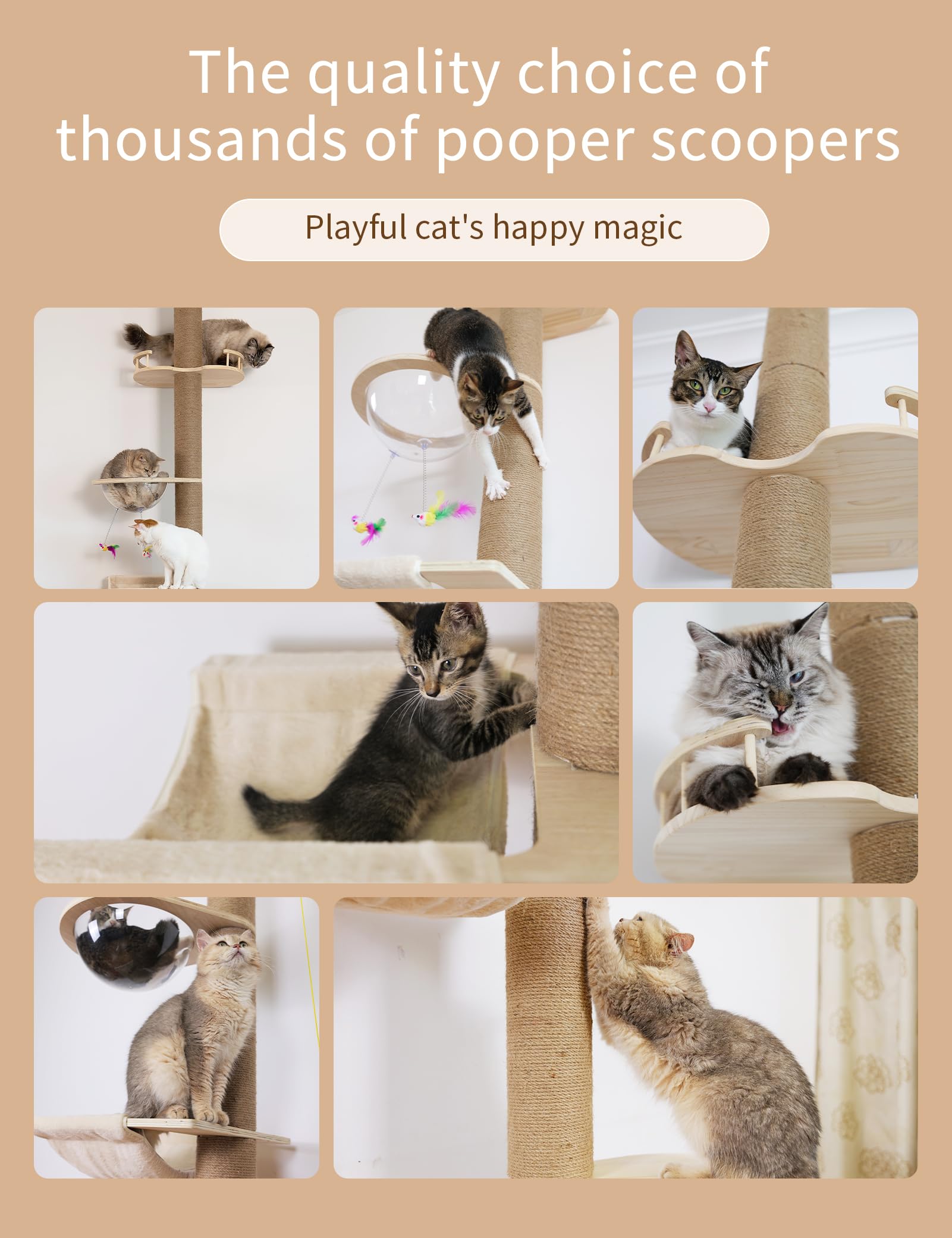 TQEW installation video and tools for quick, confident setup of cat tree