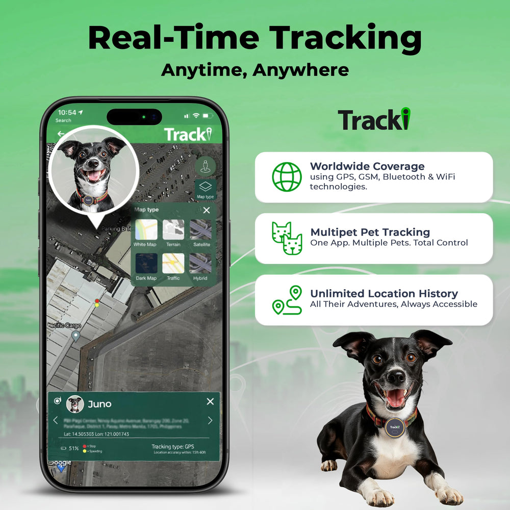 Tracki dog GPS tracker ip67-waterproof highlights rugged, water-resistant tracking for outdoor adventures.