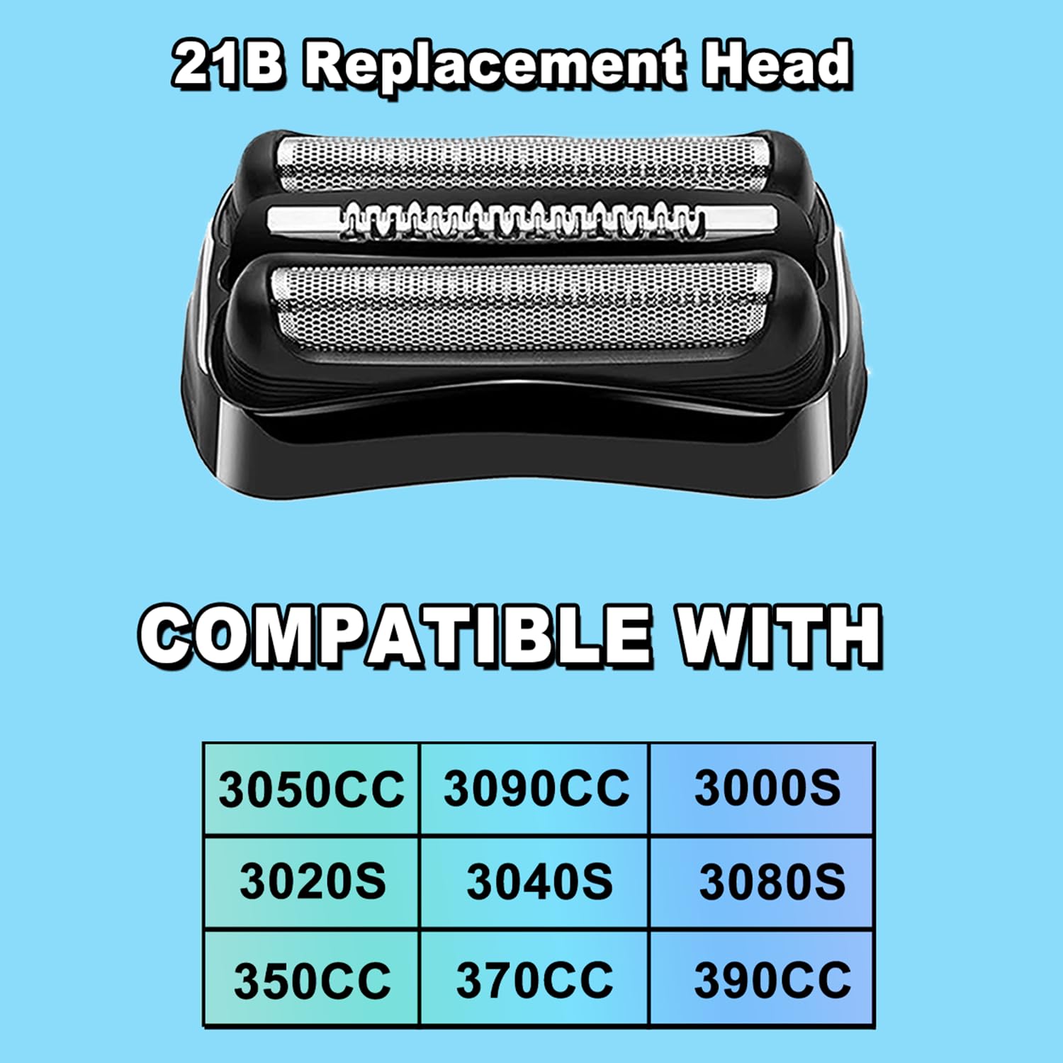 TRAH 21B Series 3 durable materials ensure long-lasting shaver head performance