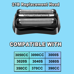 TRAH 21B Series 3 durable materials ensure long-lasting shaver head performance
