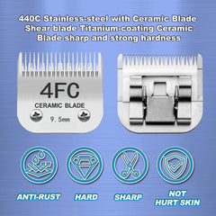TRAH 3-3/4FC blade compatibility with common clipper brands