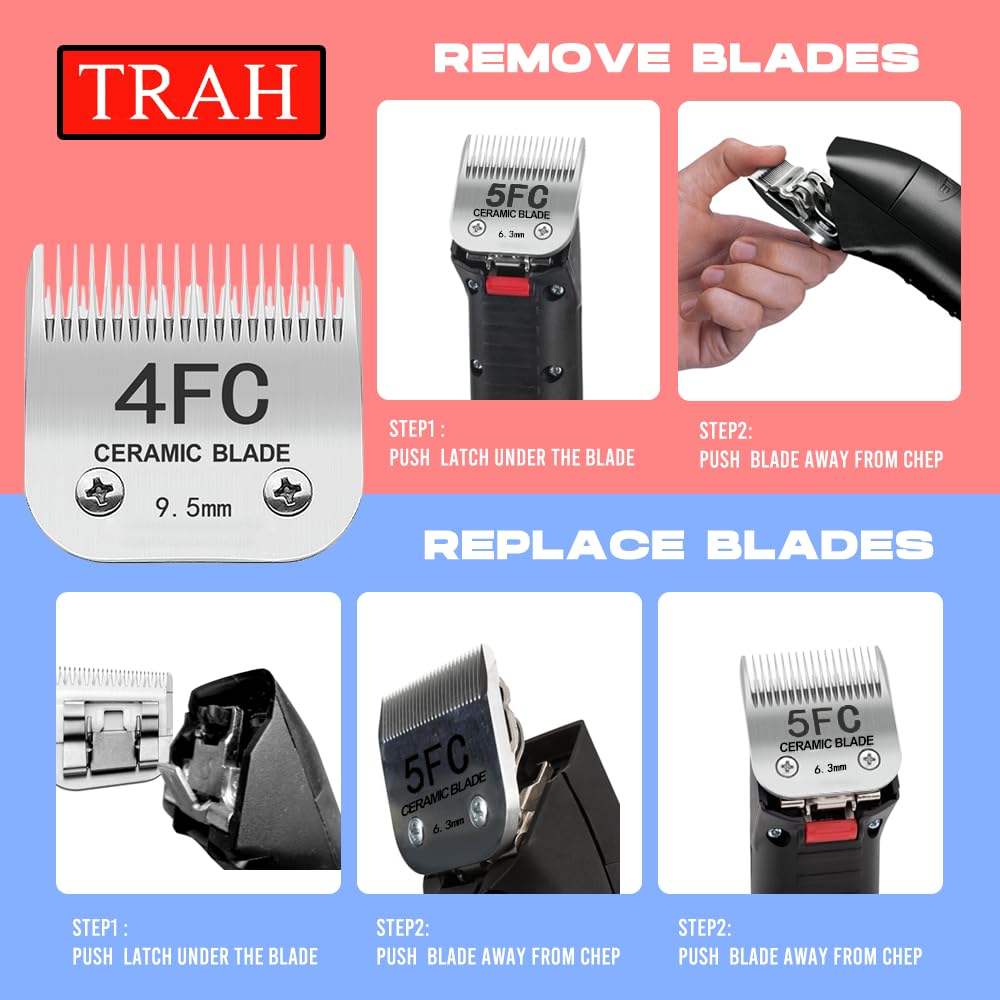 TRAH 3-3/4FC blade 440C stainless steel durability and rust resistance