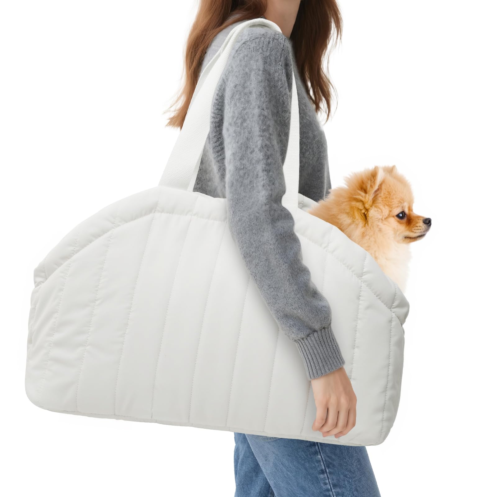 Portador de perro Tranquitas con interior ultra suave para mayor comodidad.