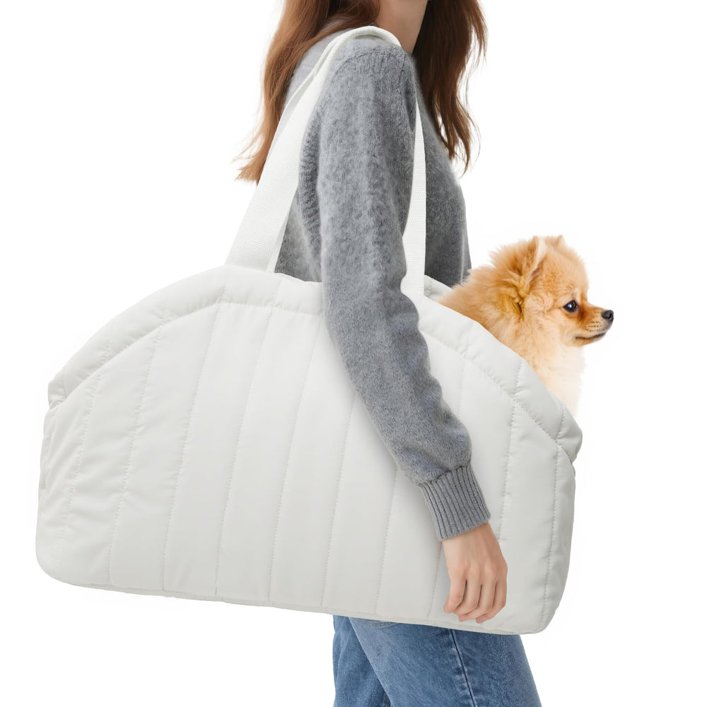 Portador de perro Tranquitas con interior ultra suave para mayor comodidad.