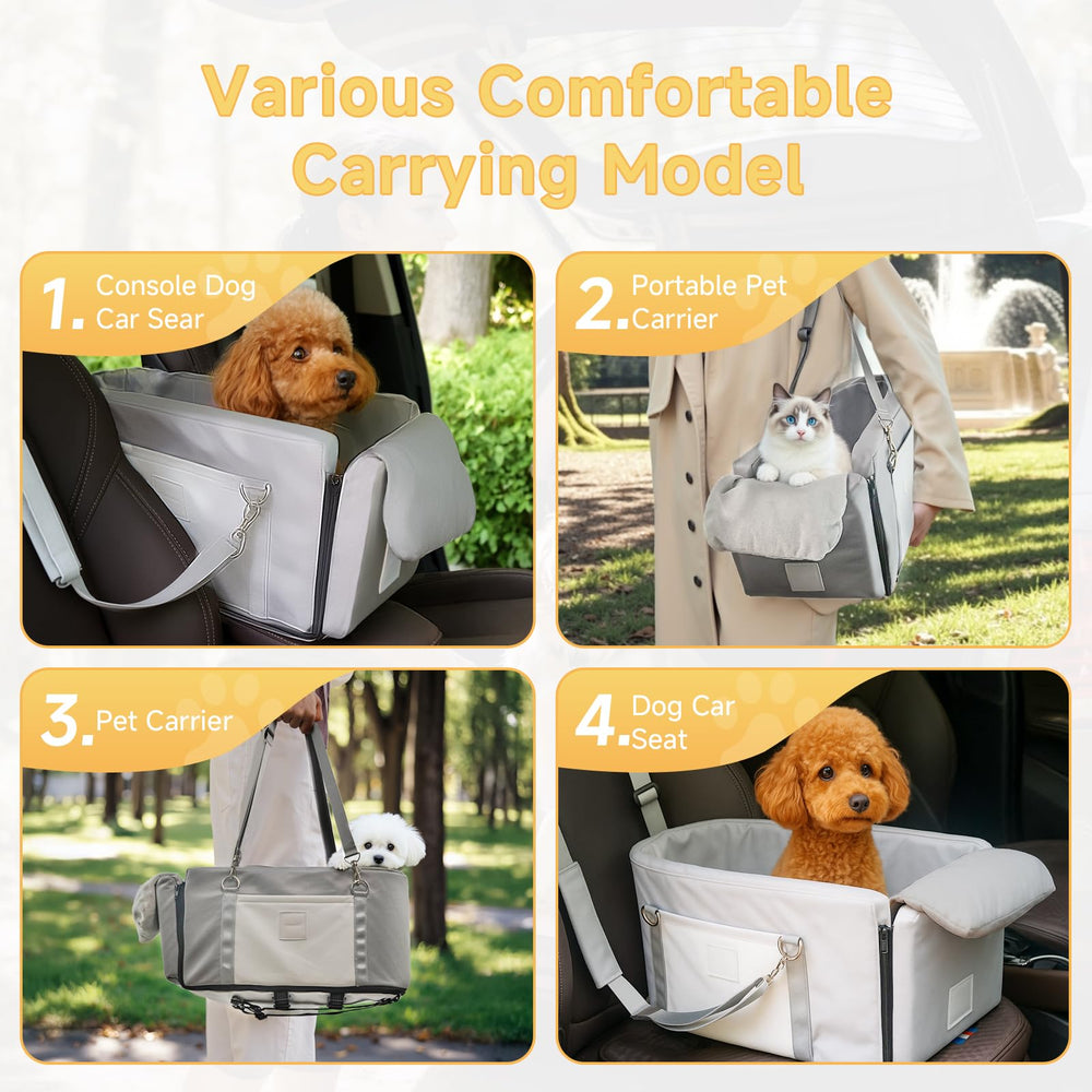 Tranquitas dog seat shows zipper access for machine-washable foam cleaning.