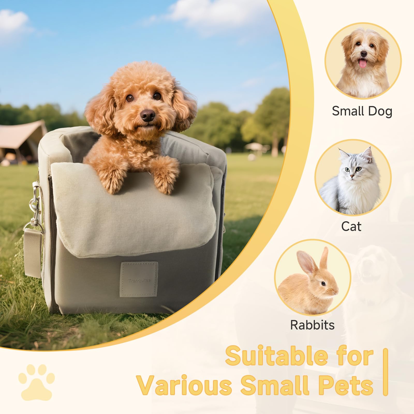 Tranquitas seat bottom non-slip base keeps the seat stable on any car surface.