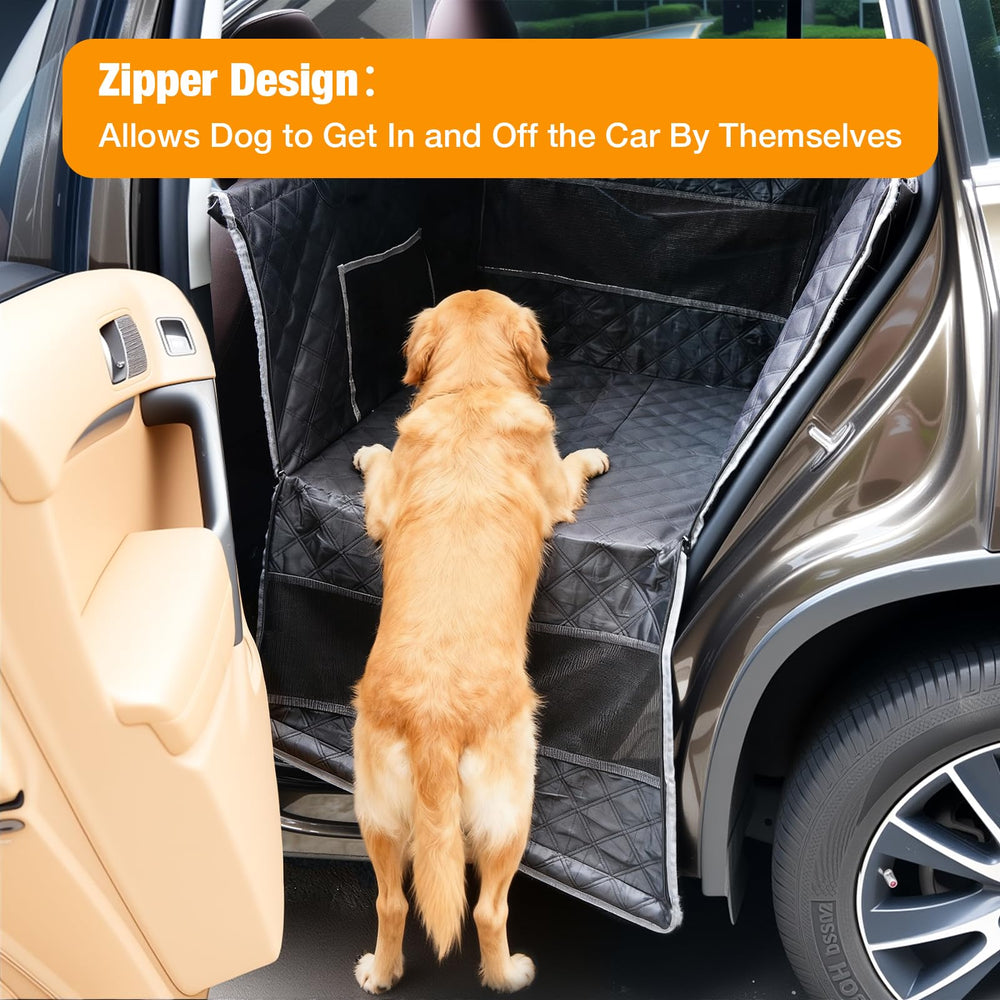 Tranquitas dog car seat 600d Oxford fabric close-up shows durable material