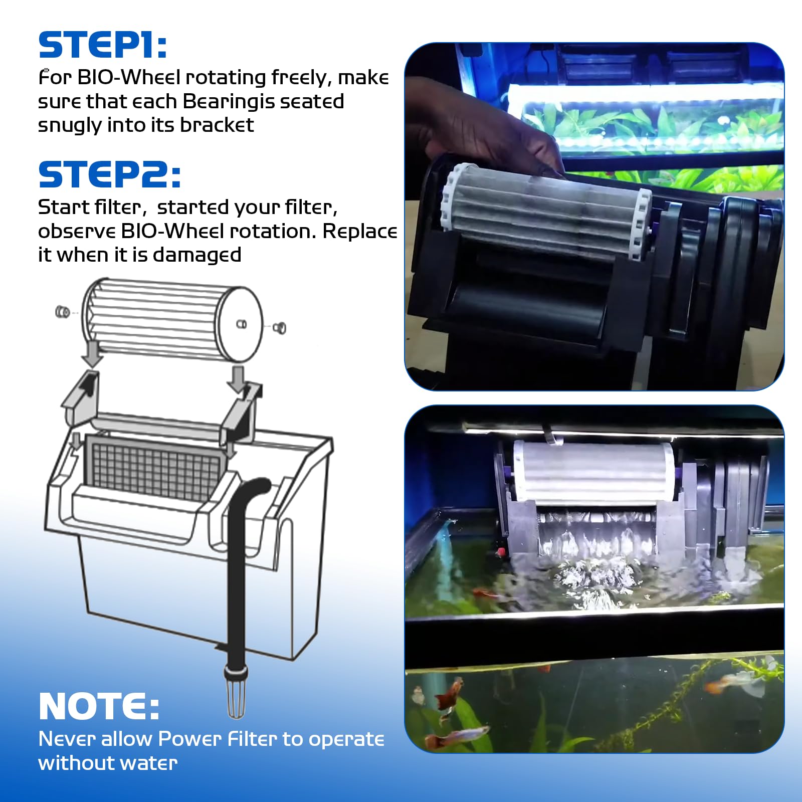 Trdzi tool-free-install penguin-350b-filter demonstrates easy, tool-free setup.