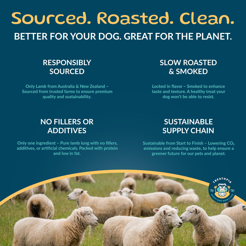 TREATOPIA Lamb Lung Filet slow-roast texture close-up for aroma.