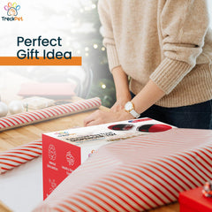 TRECKPET dog-puzzle-feeder adjustable-hole highlights customizable difficulty for all skill levels.