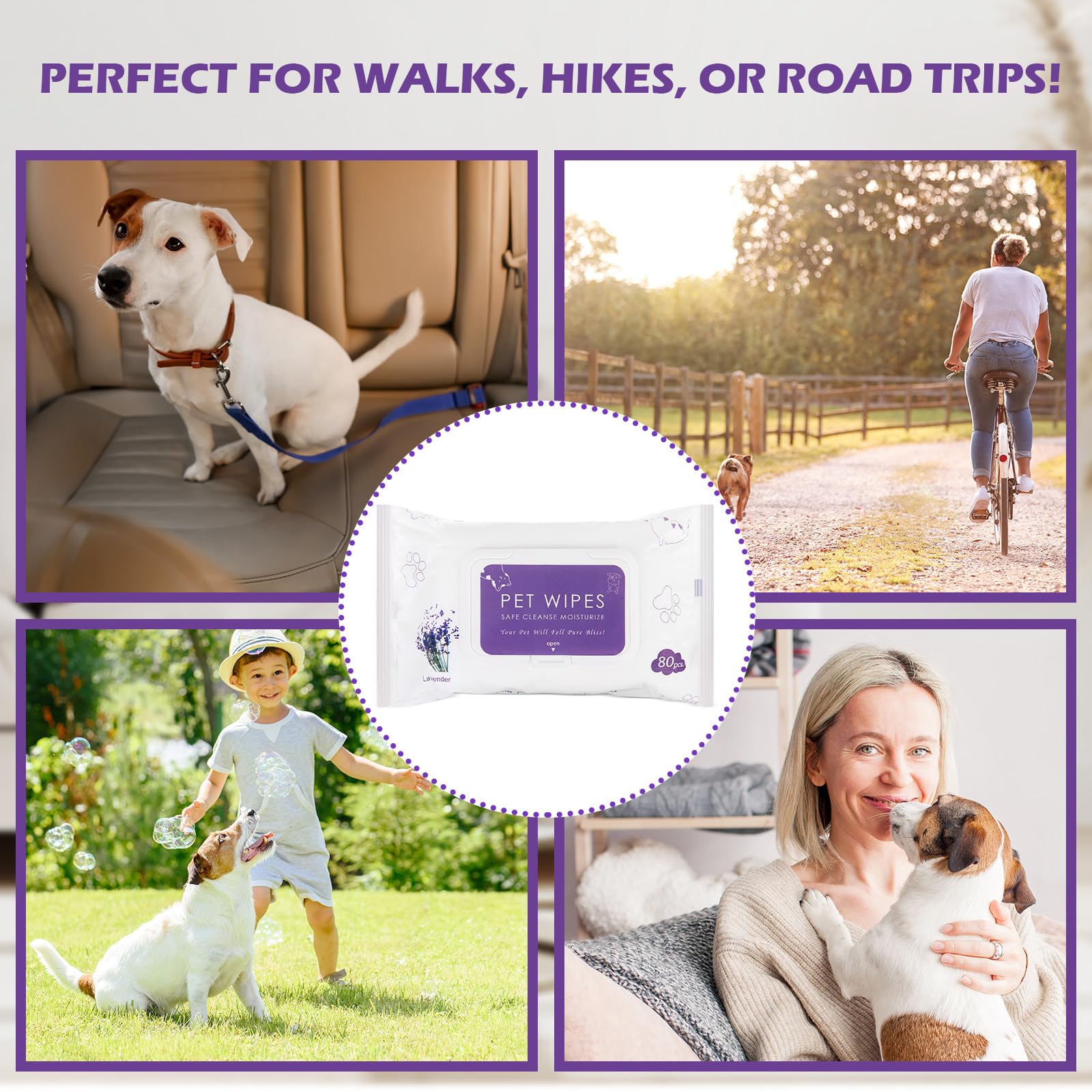 Treela dog wipes travel kit setup for on-the-go pet care.