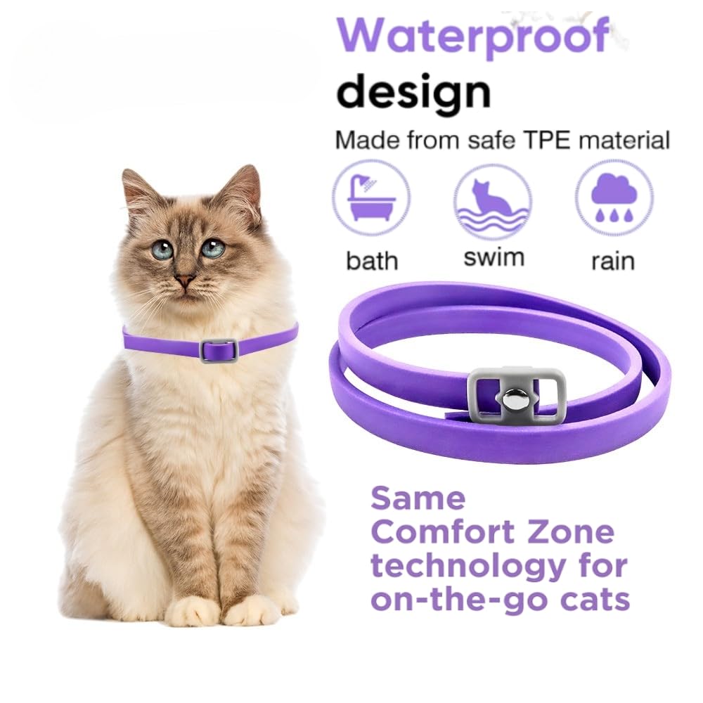 Trendy Hub pheromone collar closeup reveals safe pheromone formula for tranquility