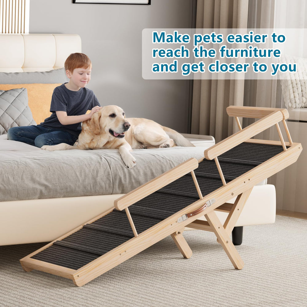 Tresbro Dog Ramp compatible with beds and sofas for versatile use.