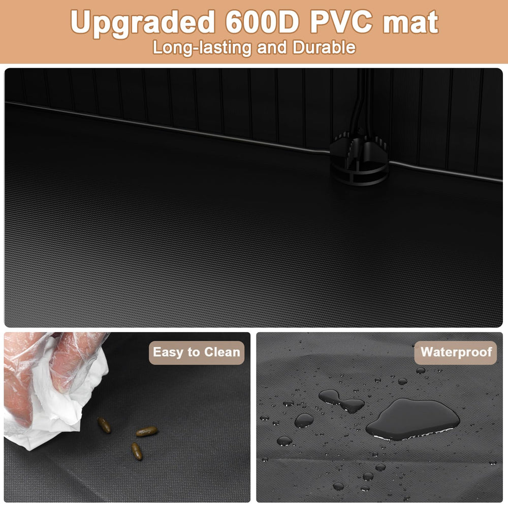 Tresbro diy-layout shows flexible space to adapt for multiple small pets.