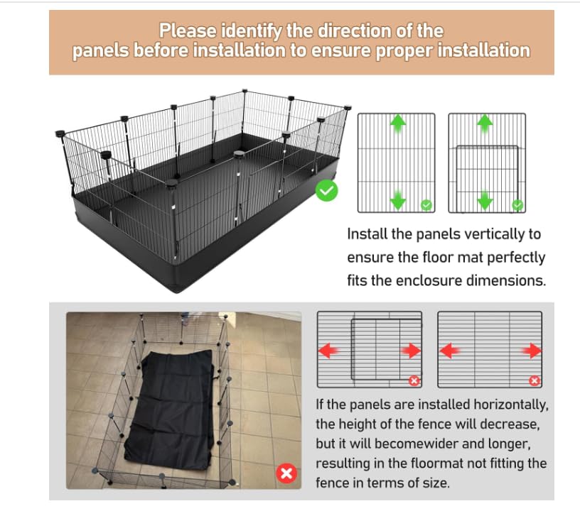 Tresbro indoor-playpen expands usable space for guinea pigs and other small pets.