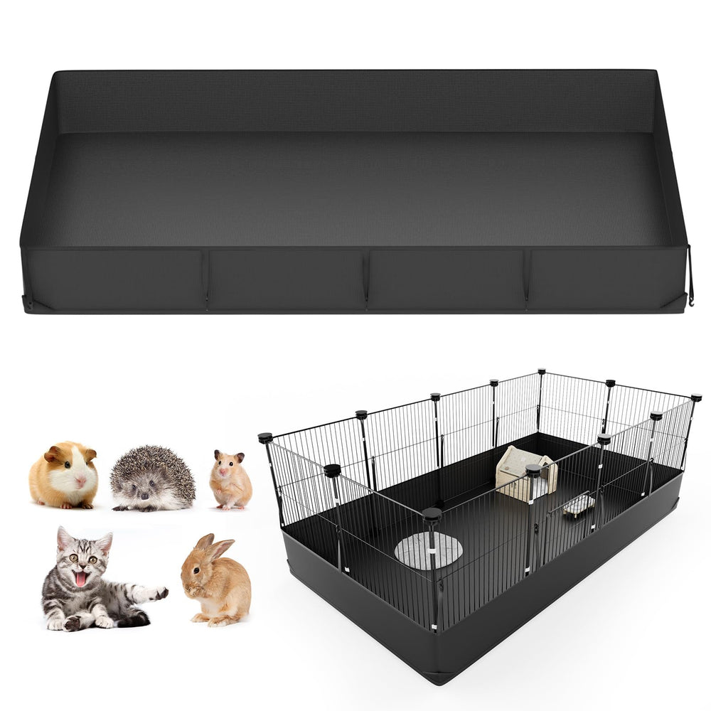 Tresbro guinea pig cage liner with one-hand hook for quick installation.