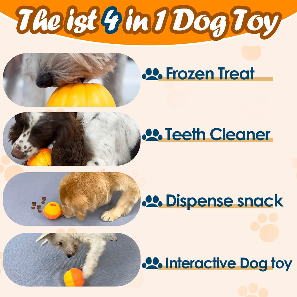 TRHEAVNIC Dog Gfits frozen puzzle mode with mold boxes for enrichment.