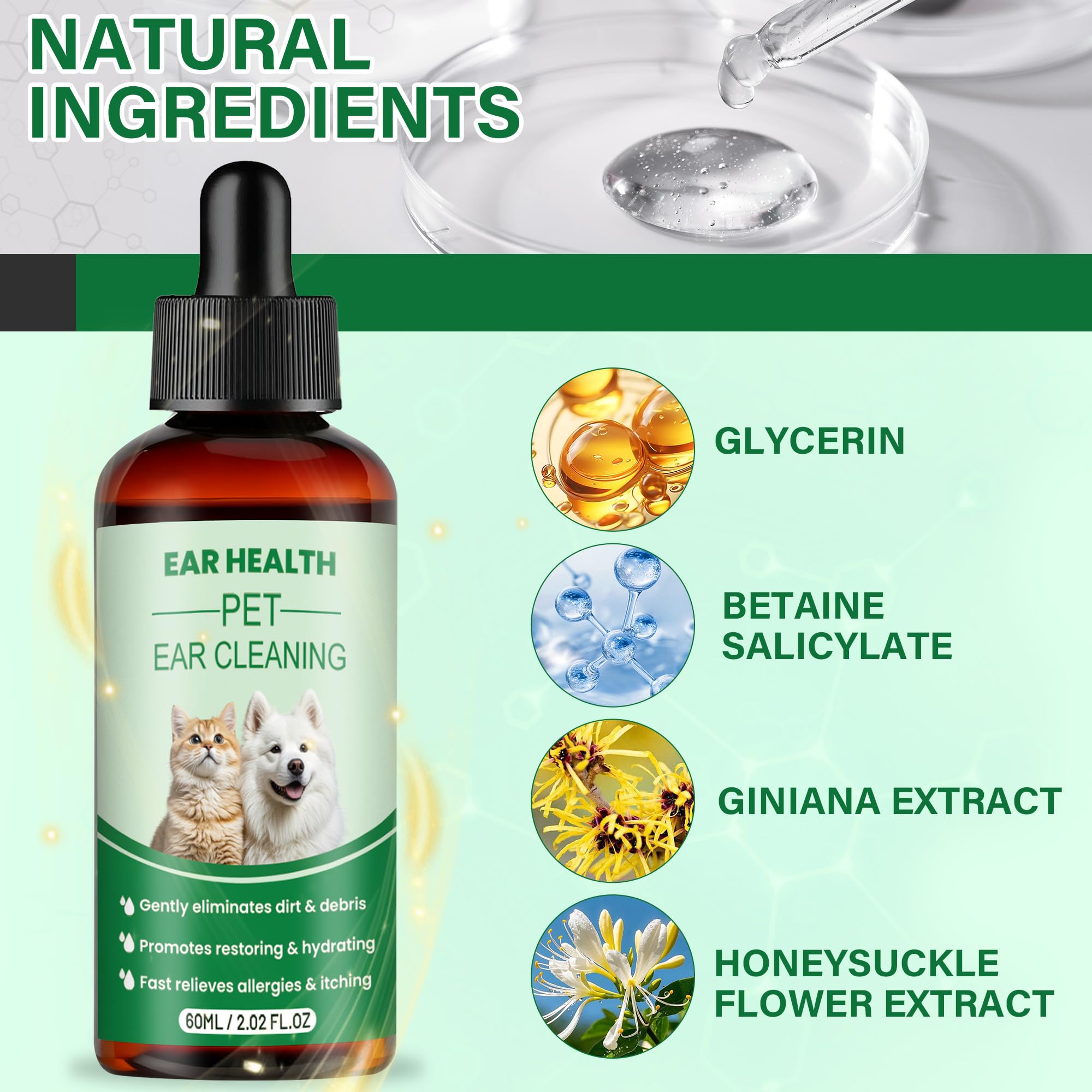 Trihood Ear Clear being applied for soothing ear comfort