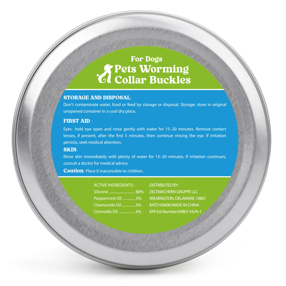 Trihood dog tag refill pack with two extra refills, ready for ongoing protection.