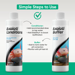 Trinity Treats axolotl conditioner 250ml bottle aids safe water conditioning for beginners.