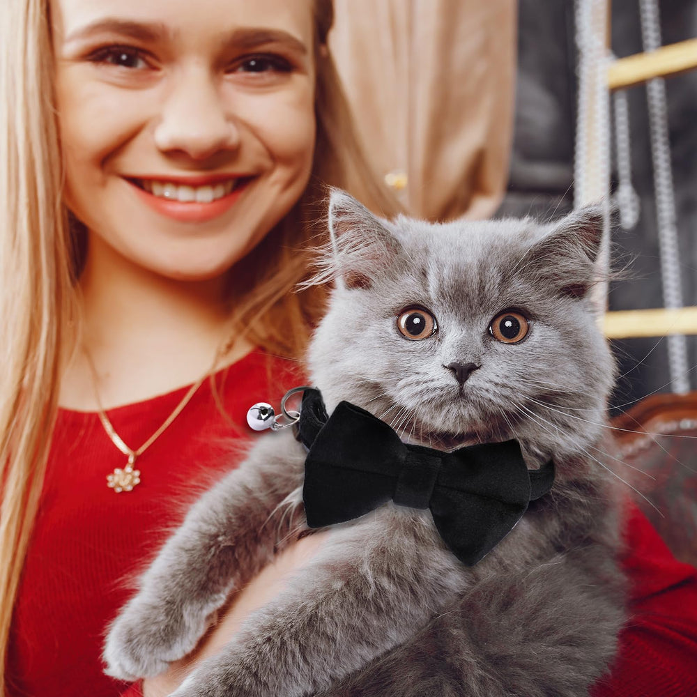 Trinkrittey 2-piece cat collar set offers versatile styling options.