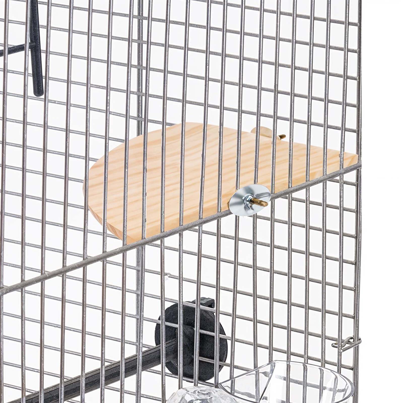 Trinkrittey Bird Perch Platform fan shape design for varied footing