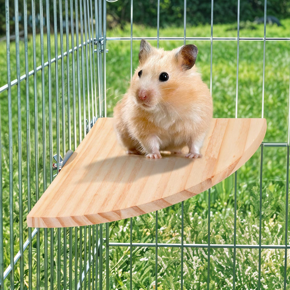 Trinkrittey Bird Perch Platform used by small pets in habitat