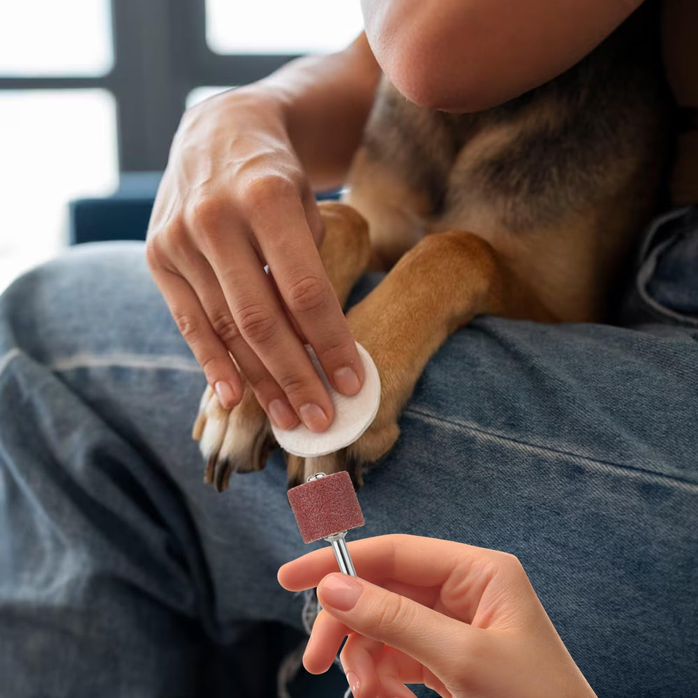Trinkrittey aluminum-oxide bands closeup showing durability and grit.