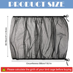 Trinkrittey elastic-band closeup demonstrates secure fit on various cages.