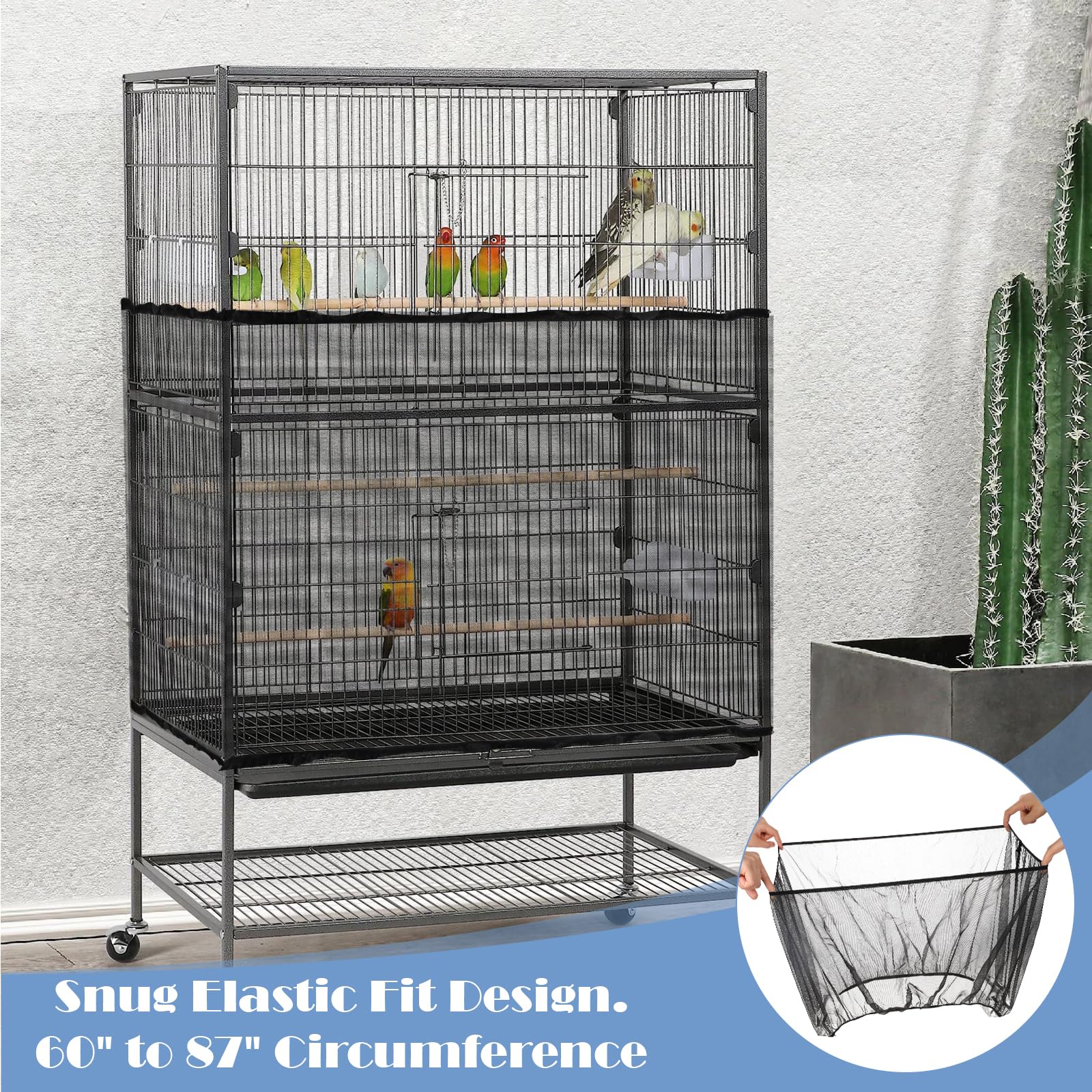 Trinkrittey seed catcher easy to clean and quick-drying