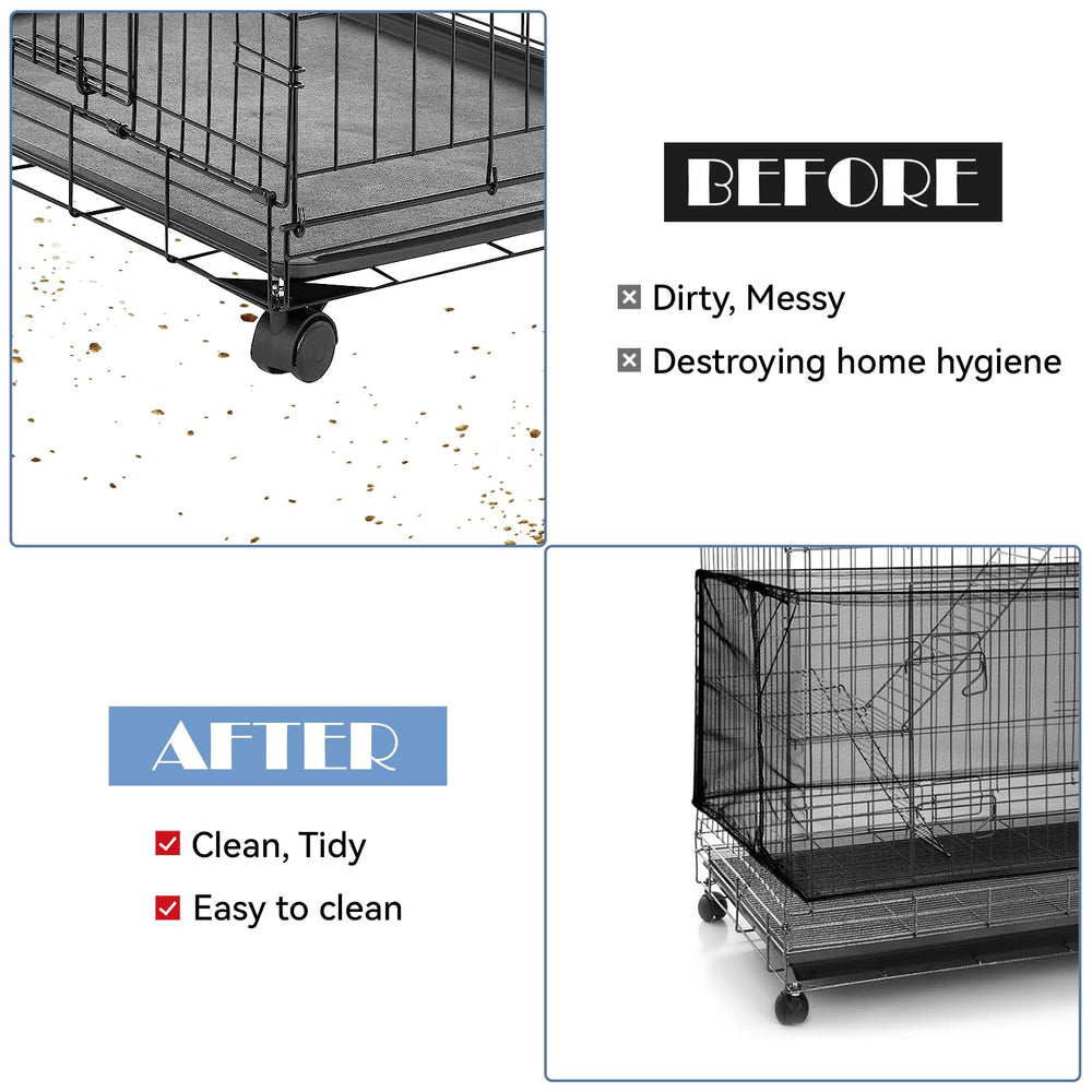 Trinkrittey seed catcher installation requires no tools or cutting