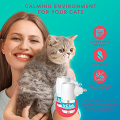 TriOak diffuser refill cartridge enables easy, mess-free replacement