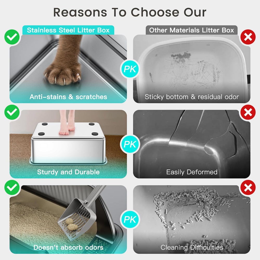 Tripamin reusable metal tray doubles as a feeding or dipping dish.