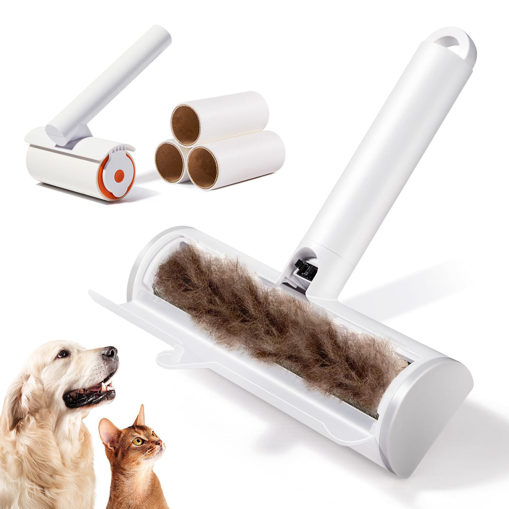 TripleWood Pet Hair Removal Kit full set cleans furniture and clothes for pet-friendly homes.