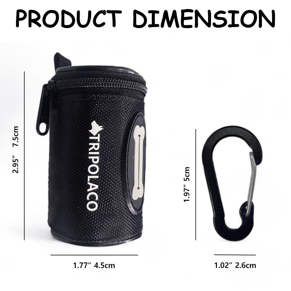 TRIPOLACO universal-fit design accommodates standard bags and roll sizes for flexibility.