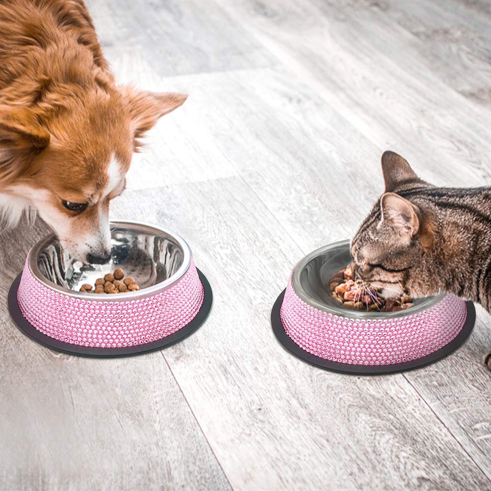 Triumilynn 320ml capacity per bowl suits kibble, water, and wet foods