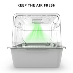 Trivico deodorizing filter close-up signals odor and moisture management.