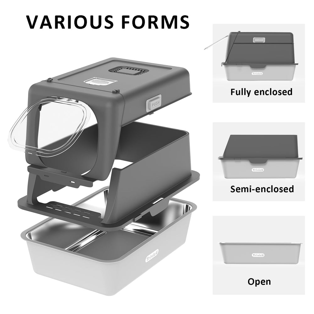 Trivico non-slip base shot ensures stable setup during use.