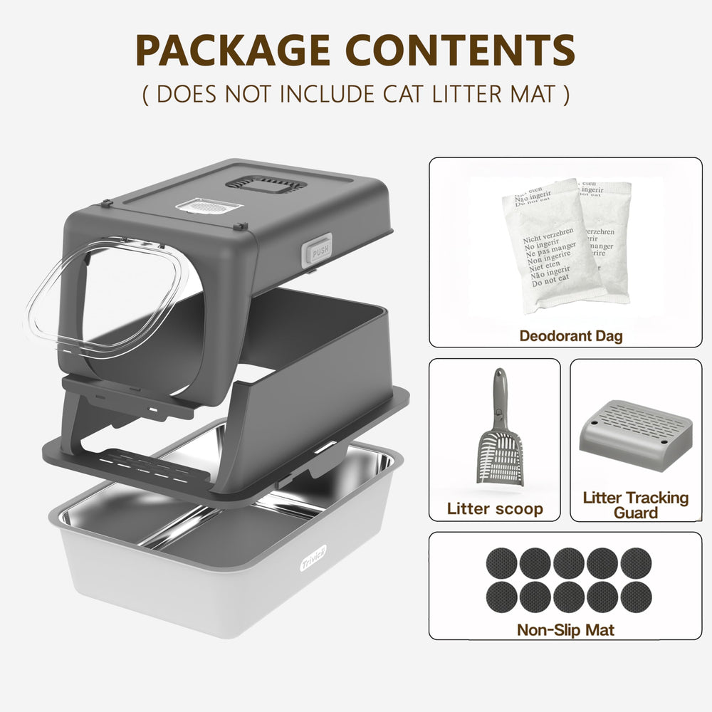Trivico inside view highlights roomy 40L space for large cats.