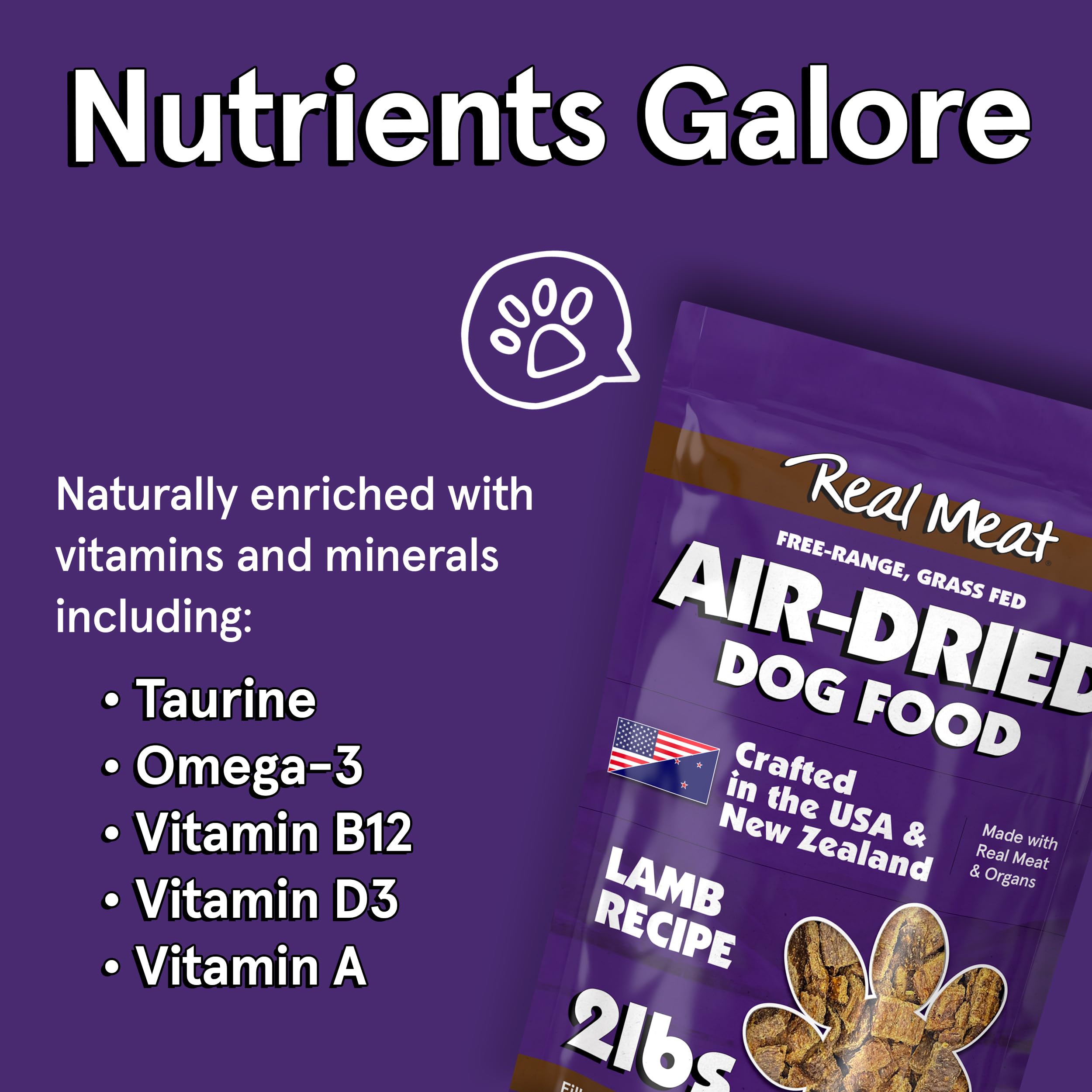 TRMC Grain-free lamb bites ideal for sensitive stomachs and picky eaters