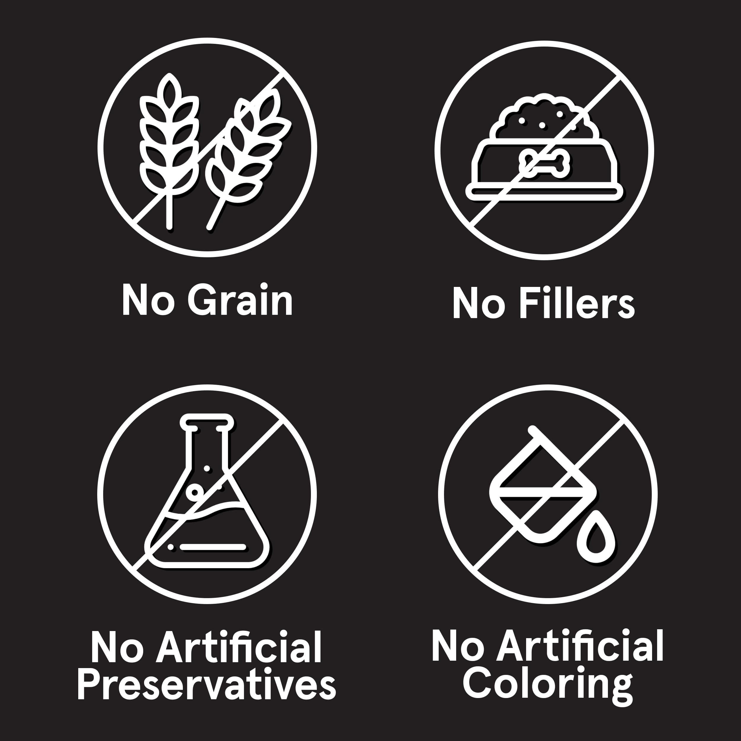 TRMC Grain-free venison dog food bites ideal for sensitive stomachs and allergies