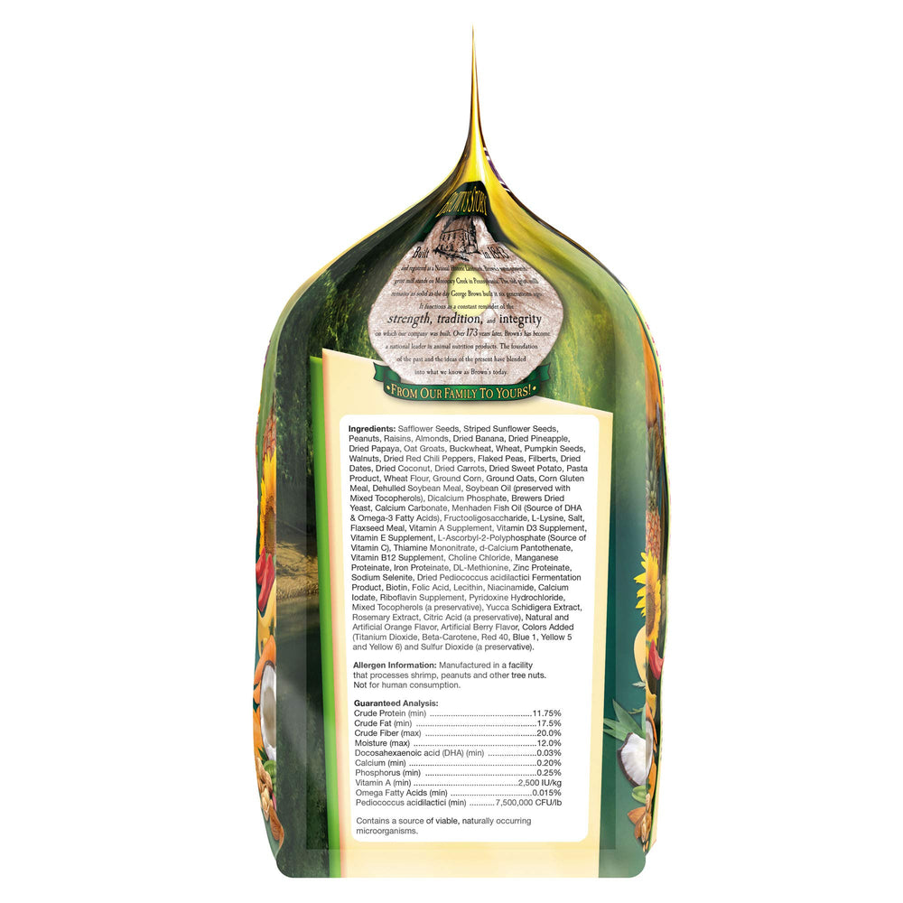 Tropical Carnival natural preservatives and packaging evoke freshness and shelf-life.