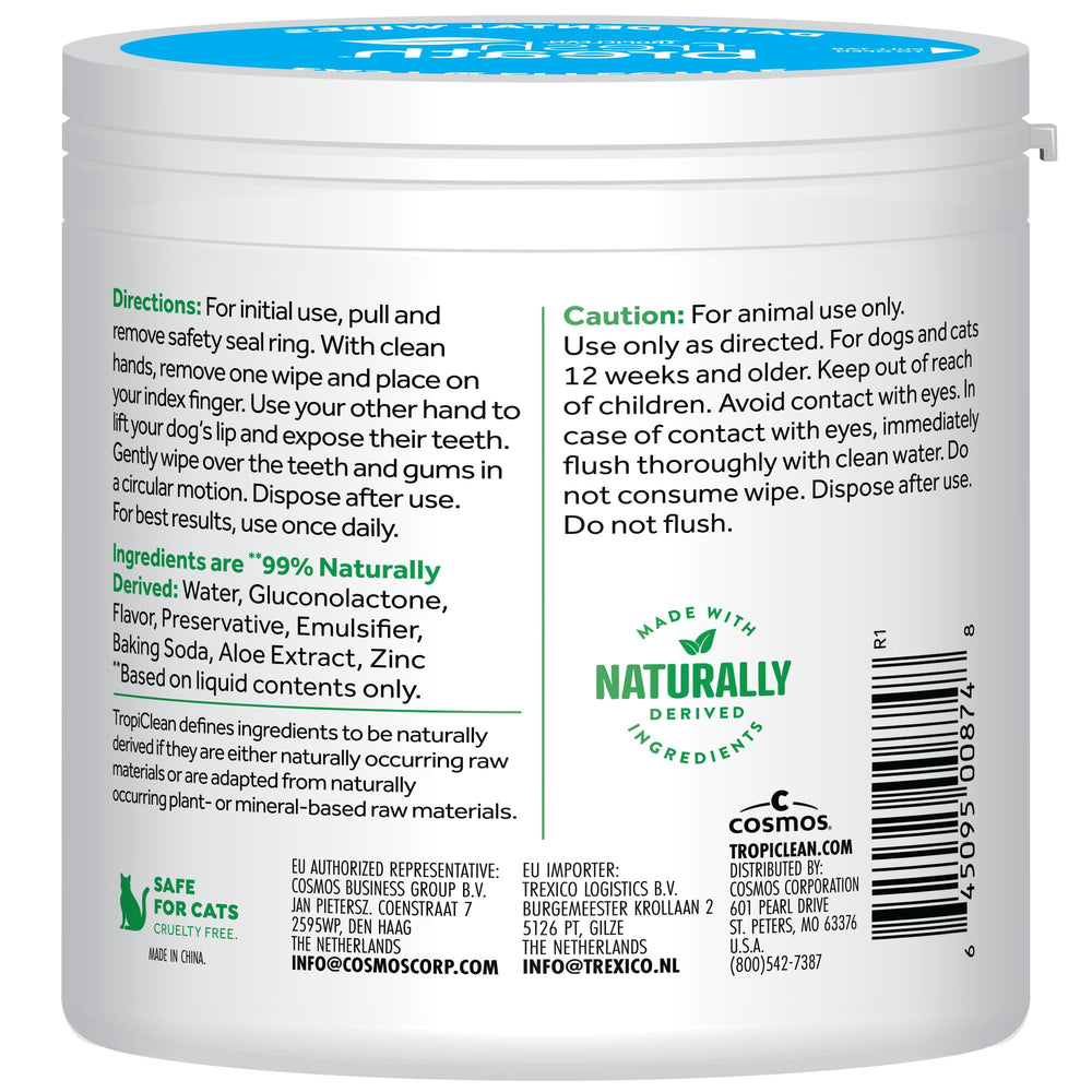 TropiClean 50-count box reinforces long-lasting dental care for households