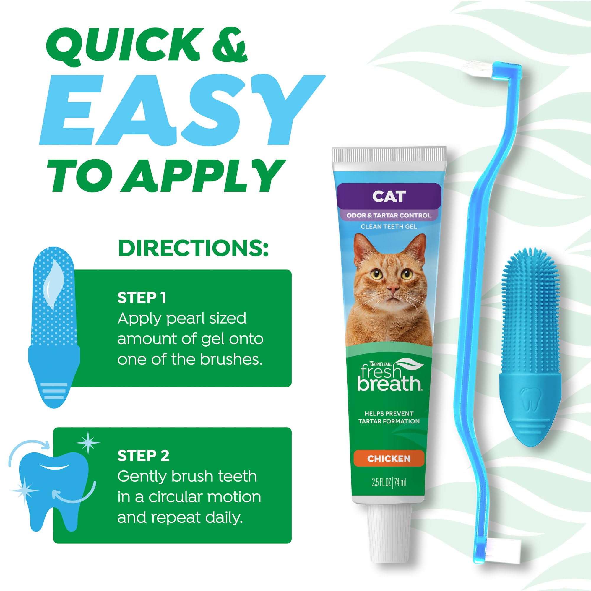 TropiClean breath-freshening cat care kit promotes fresher breath
