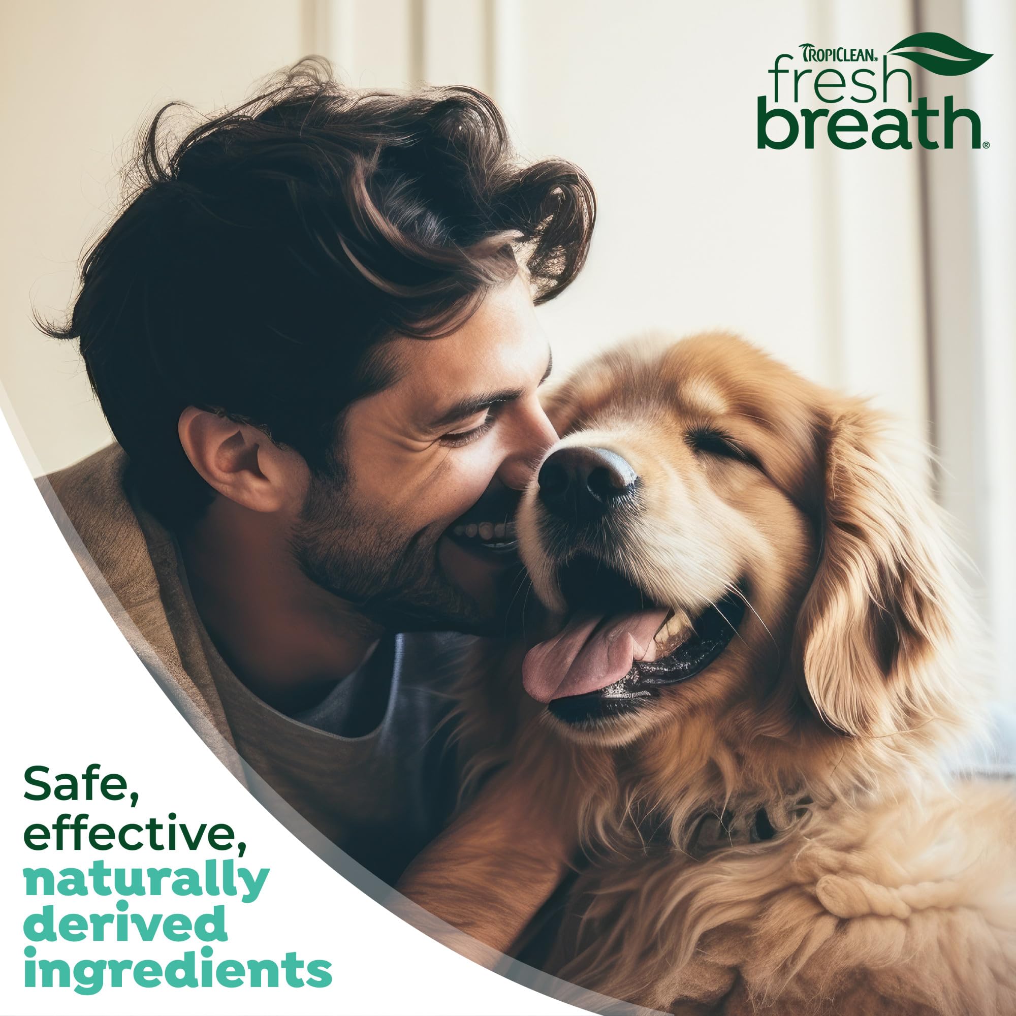 TropiClean Fresh Breath Daily Use — supports routine oral hygiene